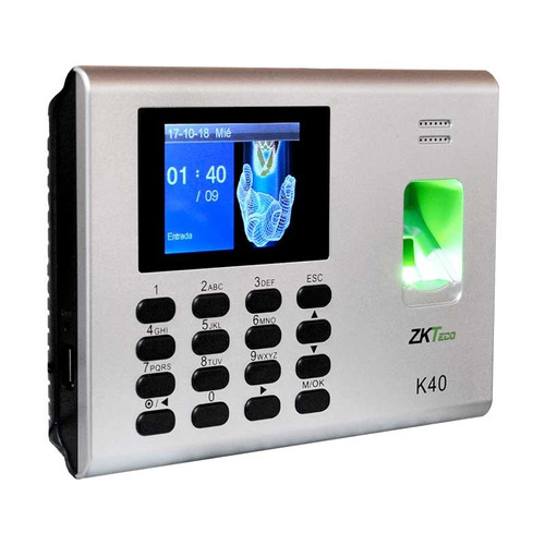 checador biometrico zkteco k40