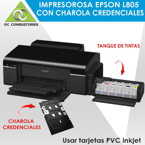 impresora de credenciales epson l805
