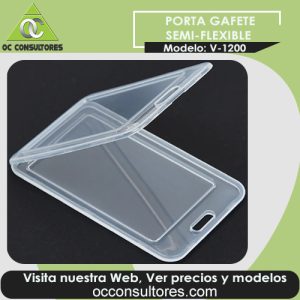 porta gafete vertical