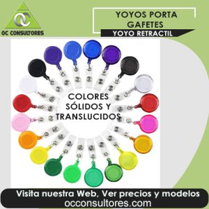 yoyos porta gafetes