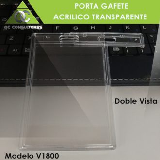 porta credencial plastico vertical